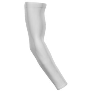 White Compression Arm Sleeve